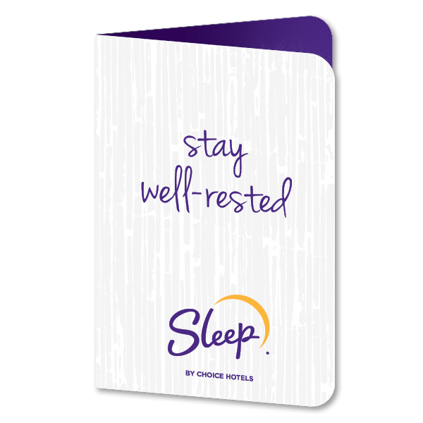 sleep inn presentation folder-plicards