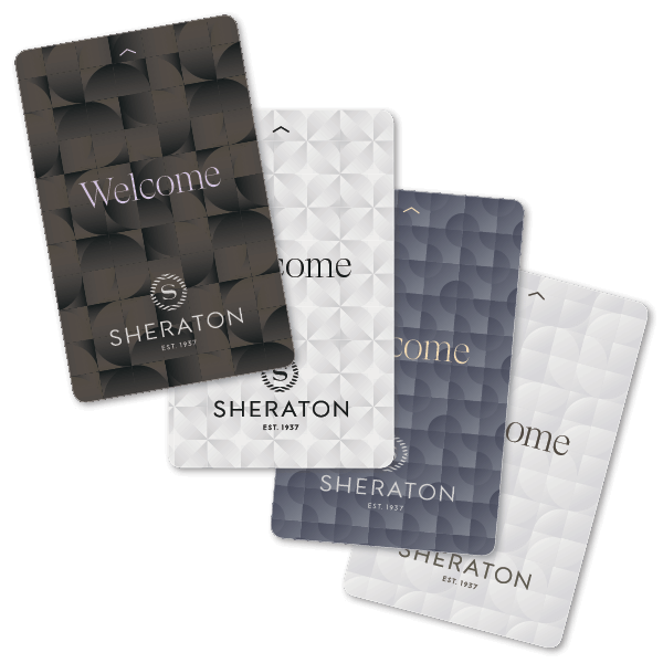 sheraton key card-plicards