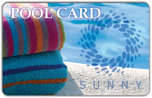 pool access key card sunny-plicards
