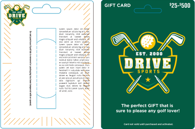 Gift card fraud prevention packaging