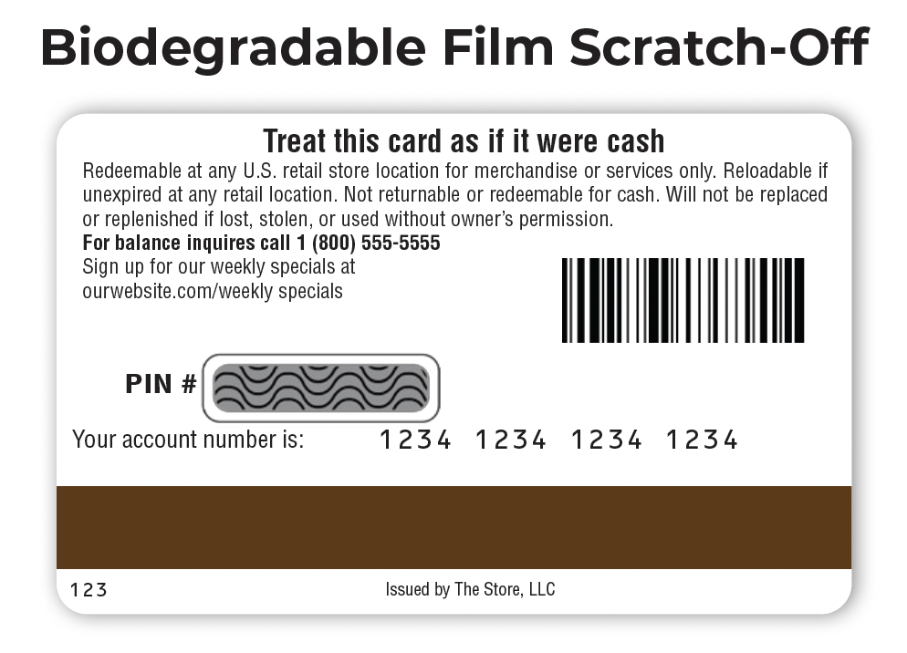 Biodegradable-FilmScratch-plicards
